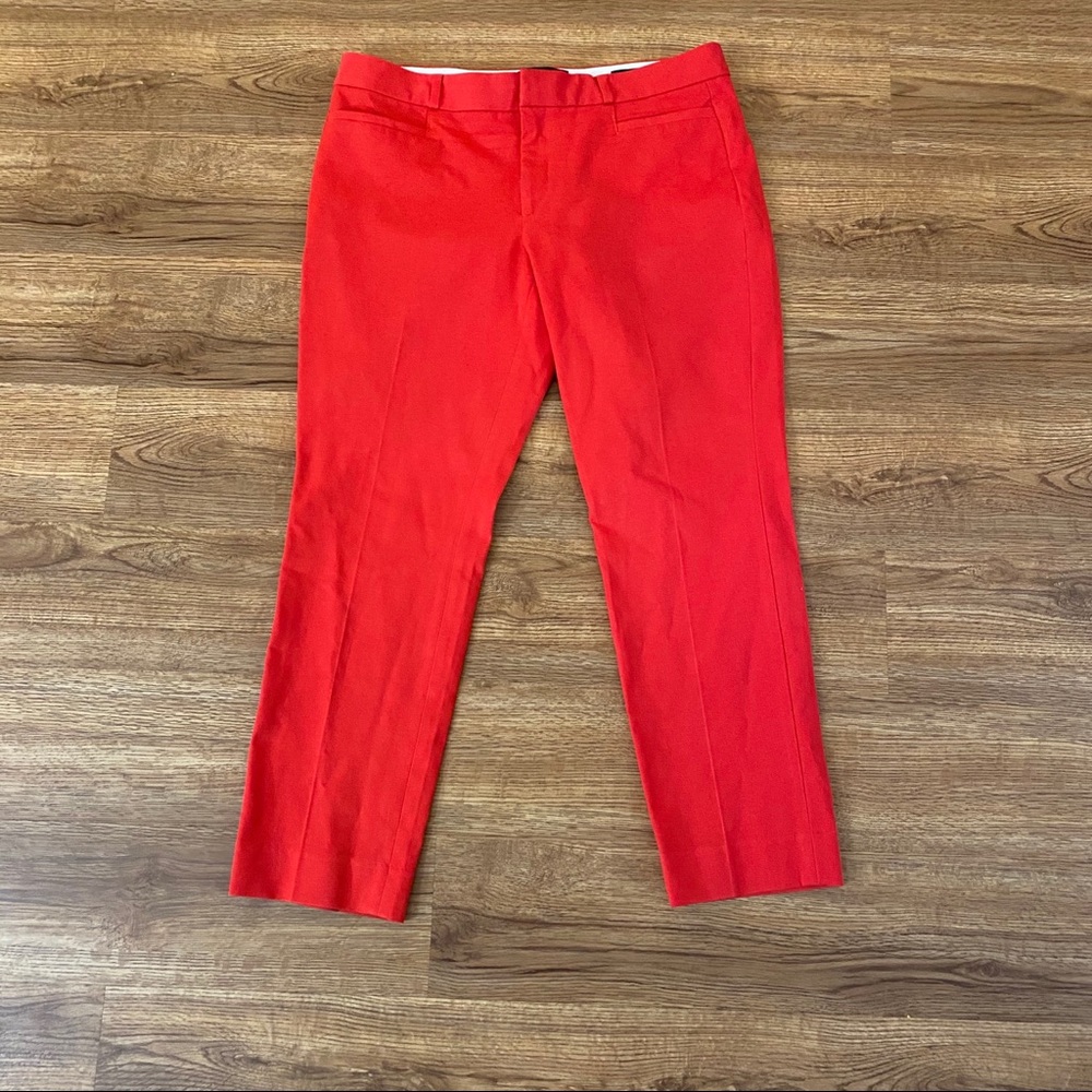 Banana Republic Bright Red Sloan Trousers